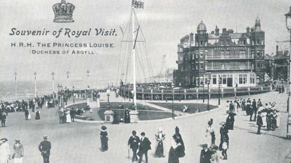 Princess Louise visit to Blackpool in 1912 - History of Blackpool Illuminations