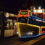 HMS Blackpool Frigate Illuminated Blackpool Tram