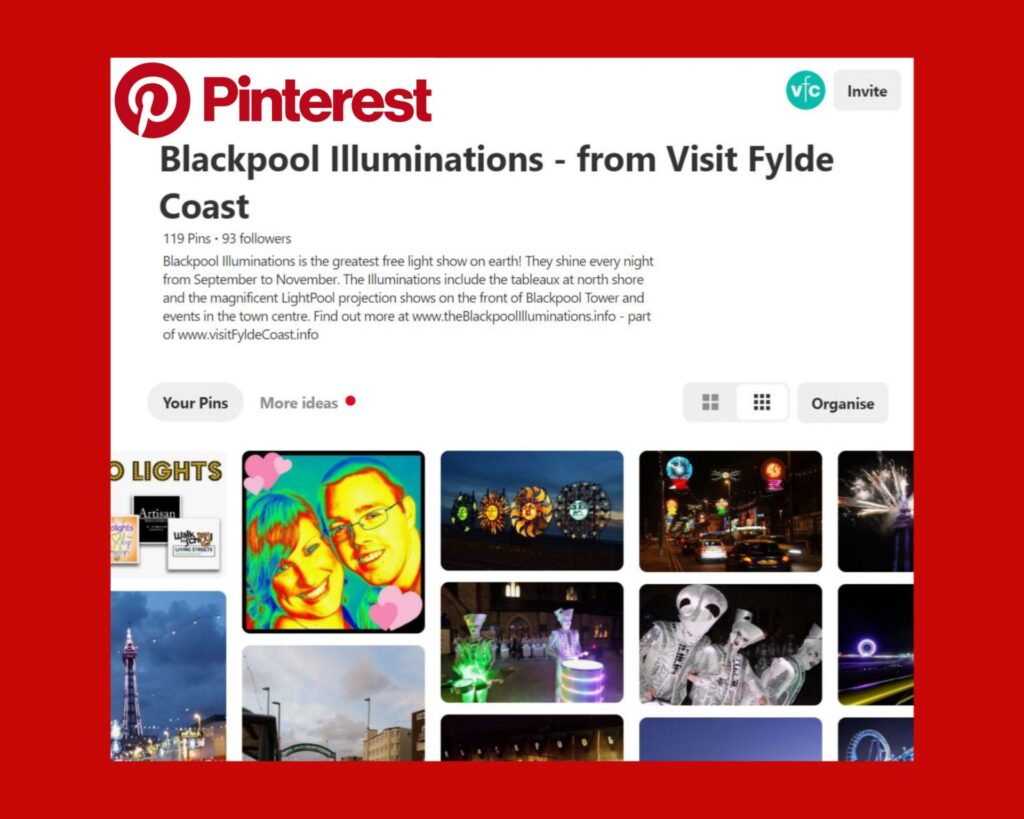 Blackpool Illuminations Pinterest Board from Visit Fylde Coast