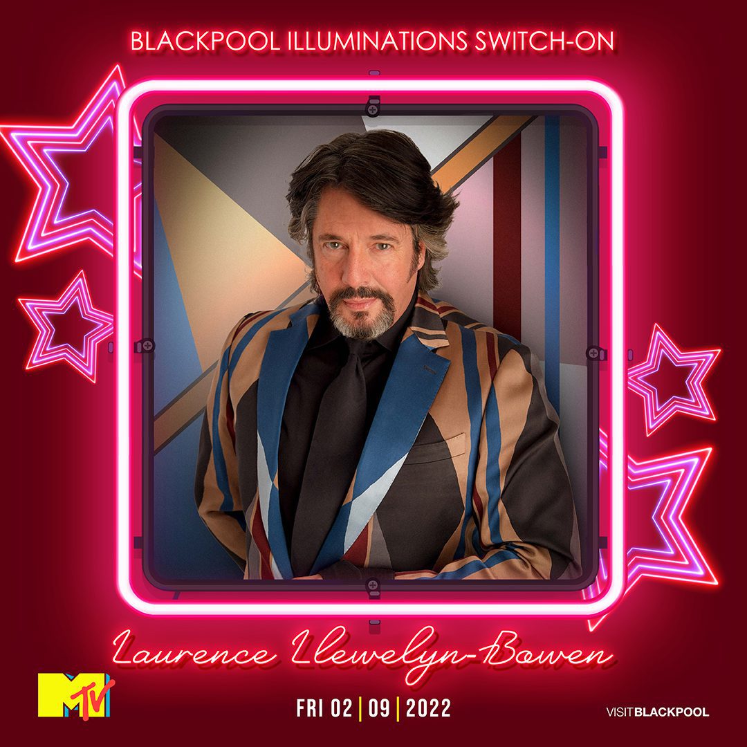 Laurence Llewelyn Bowen Blackpool Illuminations 2022 Switch On Star